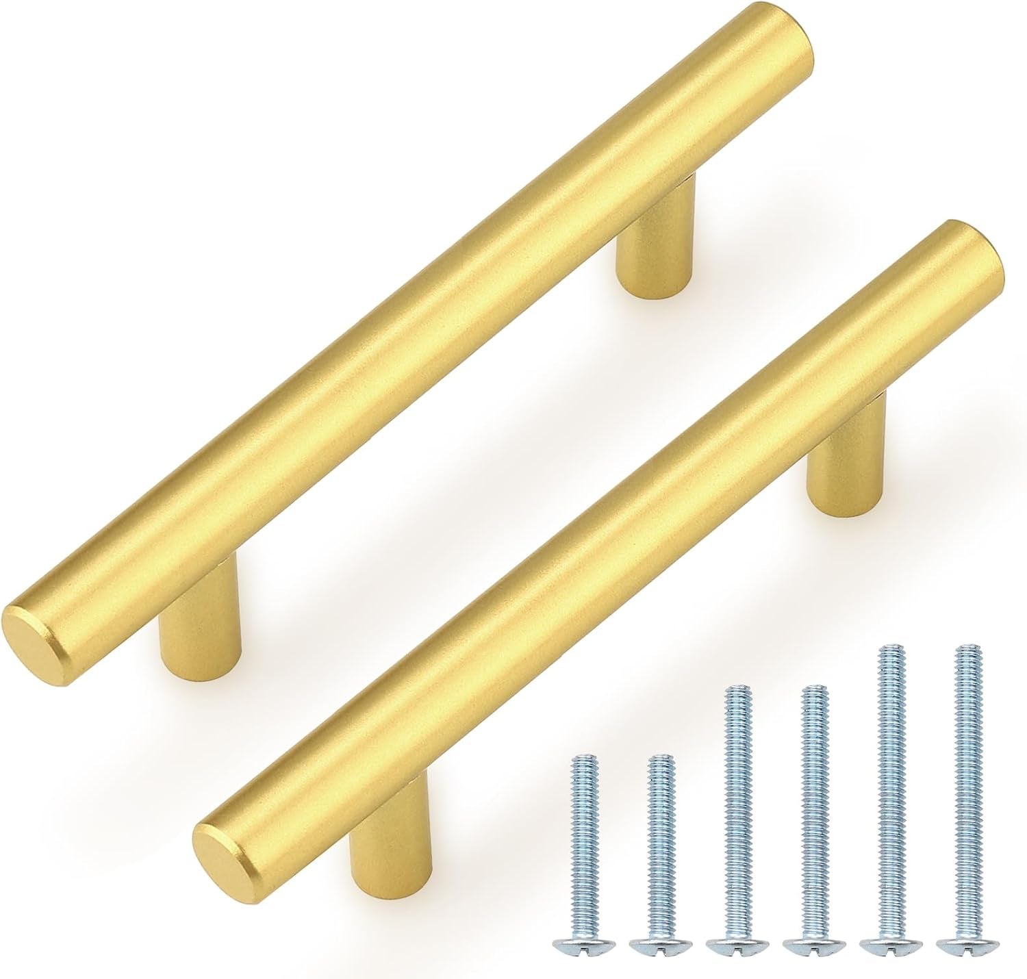 10 Pack| 2 Inch Flat Black Kitchen Cabinet T Bar Knobs Single Hole Modern Bedroom Dresser Pull Kitchen Cabinet Handles